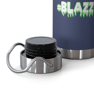 #Blazzup Spooky Drip green/white 22oz Vacuum Insulated Bottle