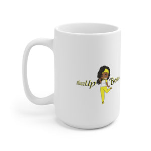 Sativa Girl  Yellow Ceramic Mug 15oz