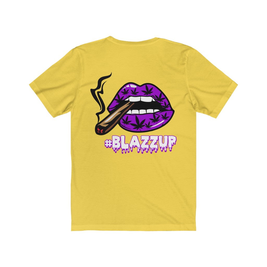 #Blazzup Spooky Drip White letters Unisex Jersey Short Sleeve Tee