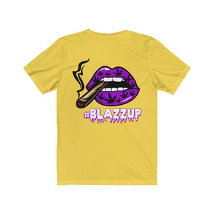 #Blazzup Spooky Drip White letters Unisex Jersey Short Sleeve Tee