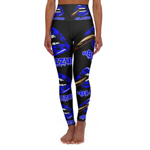 Blue High Waisted Yoga Leggings