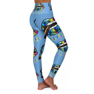 Rainbow High Waisted Yoga Leggings