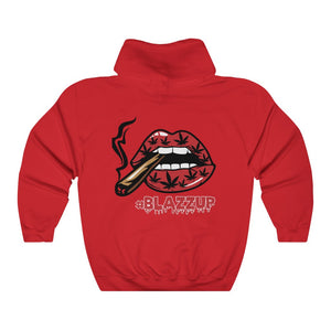 Red #Blazzup™ Hooded Sweatshirt