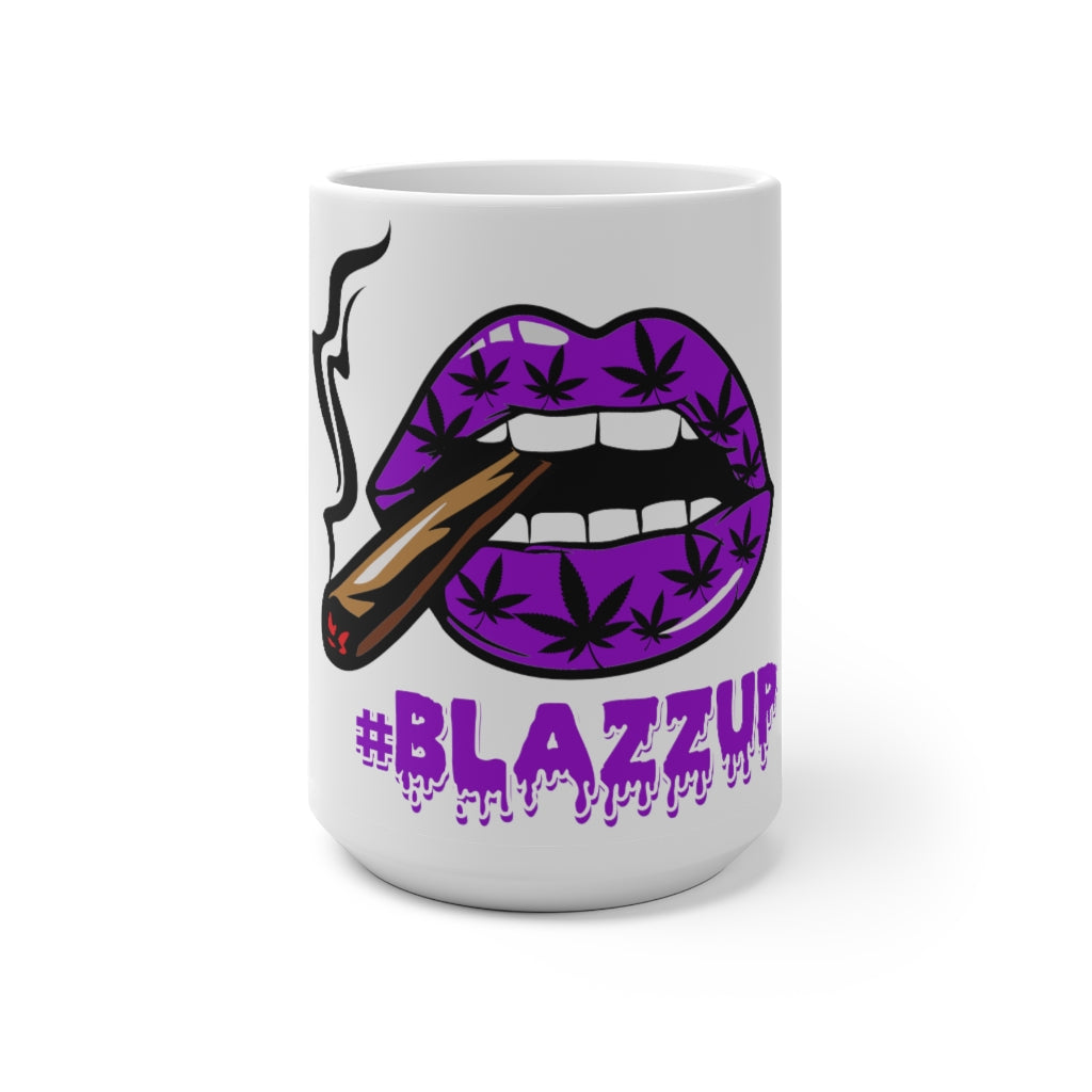 Purple #Blazzup Color Changing Mug