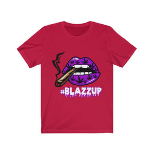 #Blazzup Spooky Drip White letters Unisex Jersey Short Sleeve Tee
