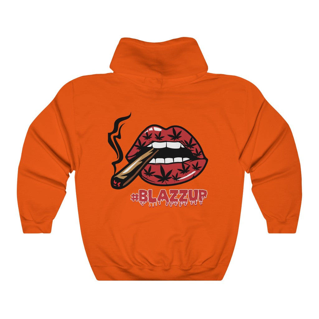 Red #Blazzup™ Hooded Sweatshirt