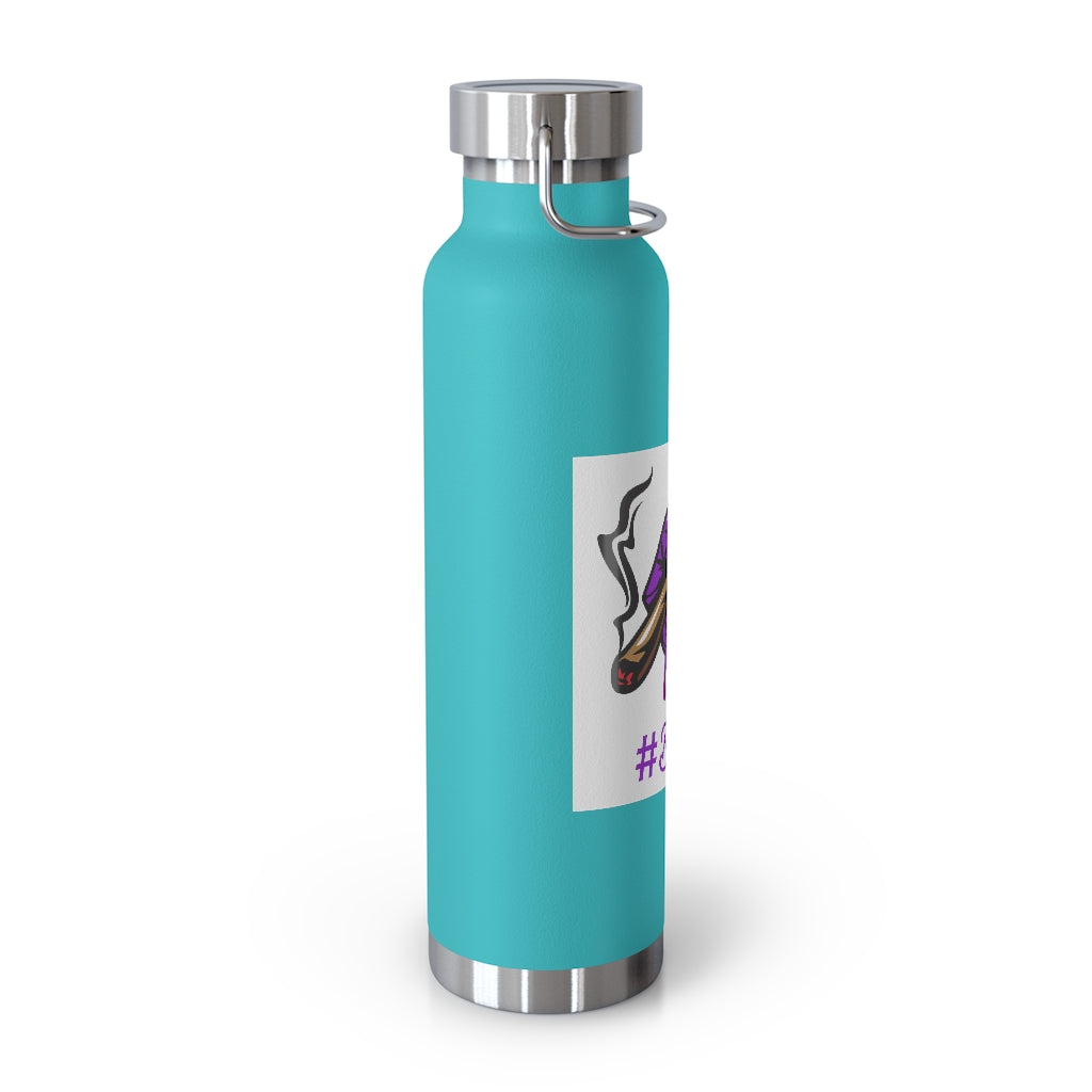 #BLAZZUP Scary Drip Purple  22oz Vacuum Insulated Bottle