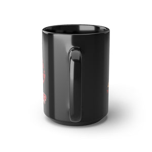 Red/Black #Blazzup Mug, 15oz