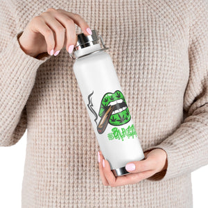 #Blazzup Classic Drip  Green 22oz Vacuum Insulated Bottle