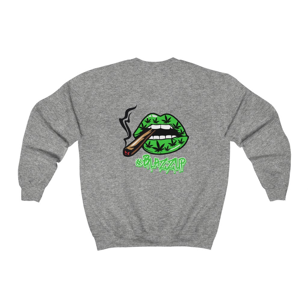 #Blazzup Green Unisex Heavy Blend™ Crewneck Sweatshirt