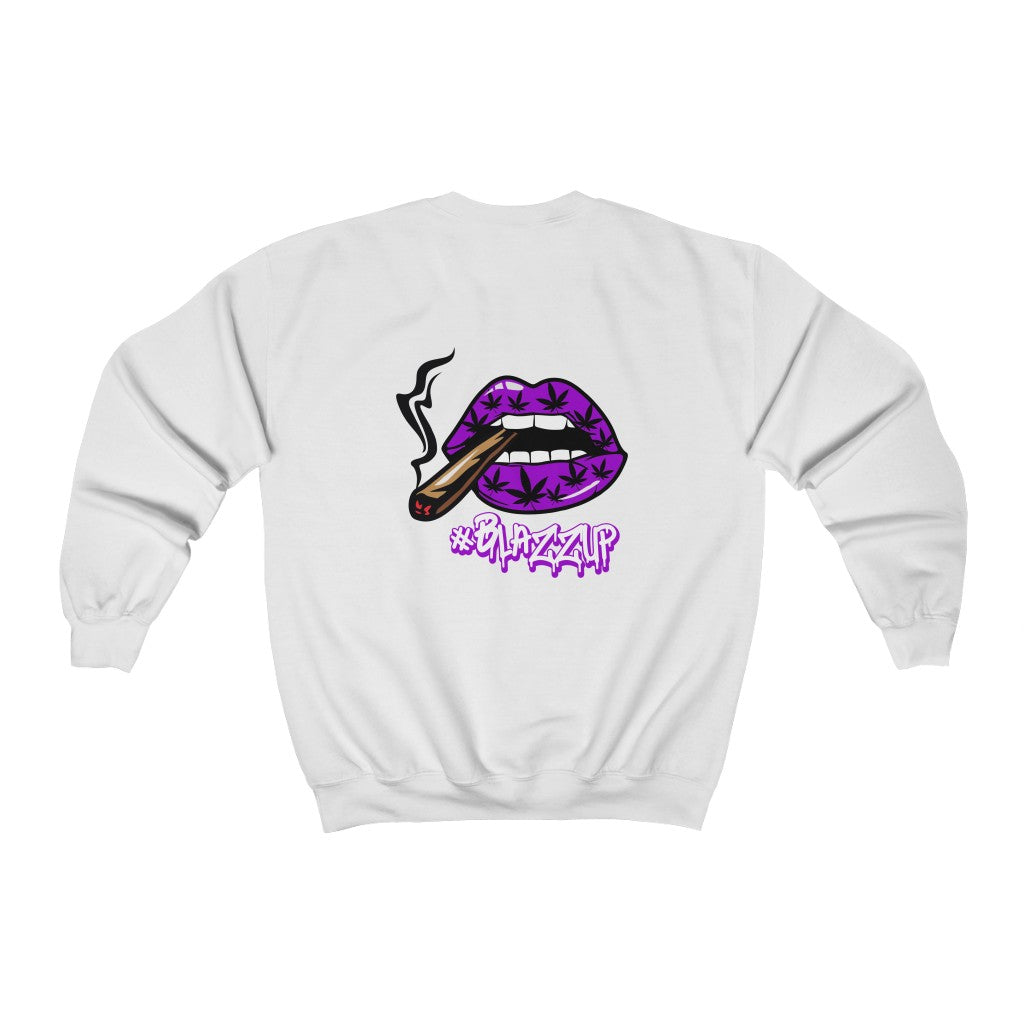 #Blazzup Purple Unisex Heavy Blend™ Crewneck Sweatshirt