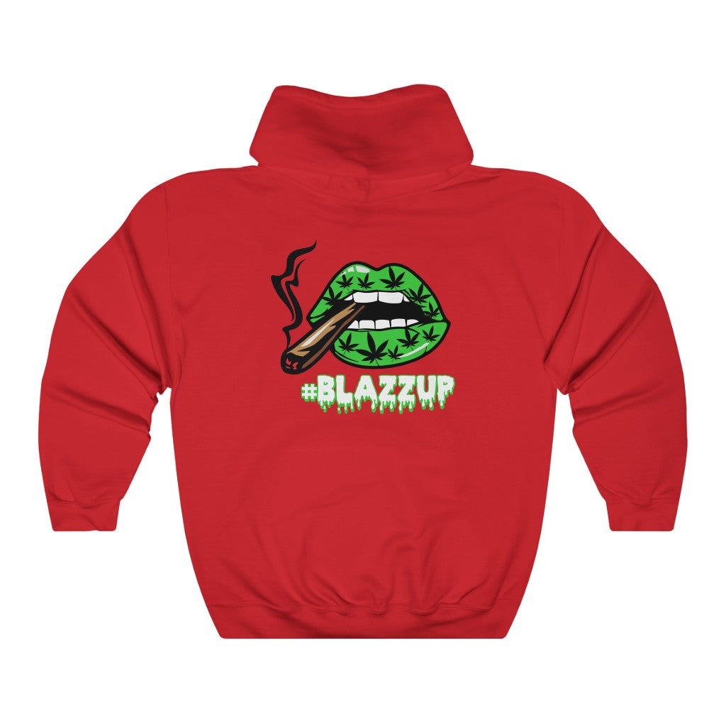 #Blazzup Green Spooky Drip Male Heavy Blend™ Hooded Sweatshirt