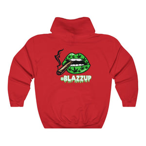 #Blazzup Green Spooky Drip Male Heavy Blend™ Hooded Sweatshirt