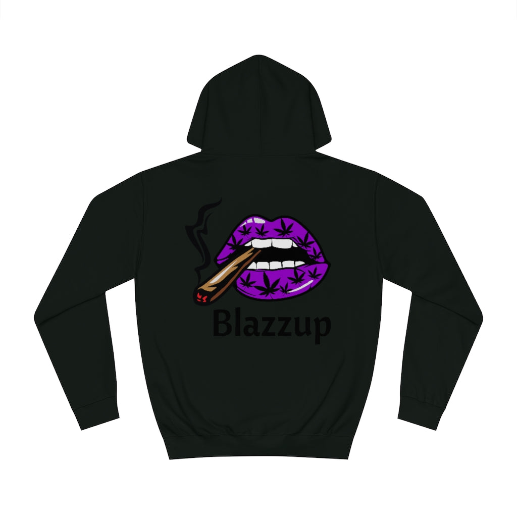 Blazzup Classic Print  Unisex College Hoodie