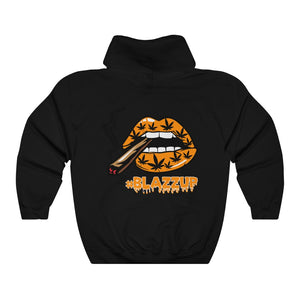 Orange #Blazzup  ™ Hooded Sweatshirt