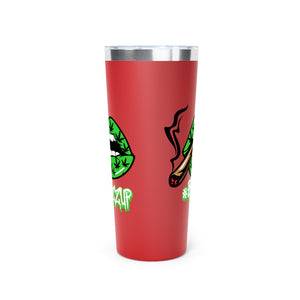 Green #Blazzup Classy Drip  Copper Vacuum Insulated Tumbler, 22oz