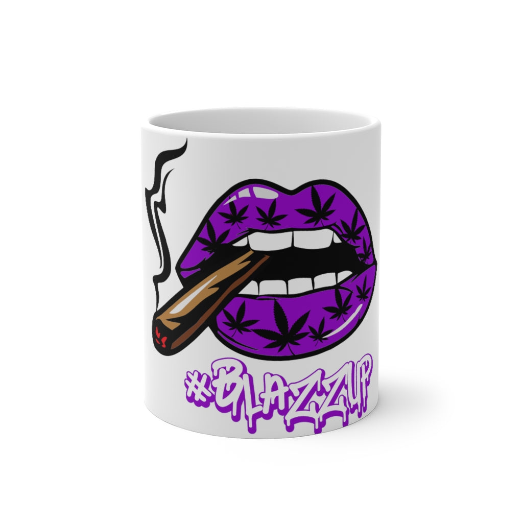 Purple Classy #Blazzup Color Changing Mug