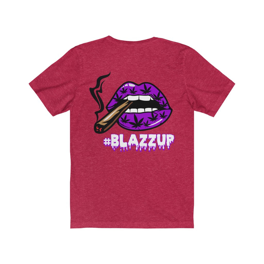 #Blazzup Spooky Drip White letters Unisex Jersey Short Sleeve Tee