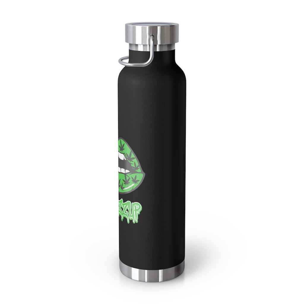 #Blazzup Classic Drip  Green 22oz Vacuum Insulated Bottle