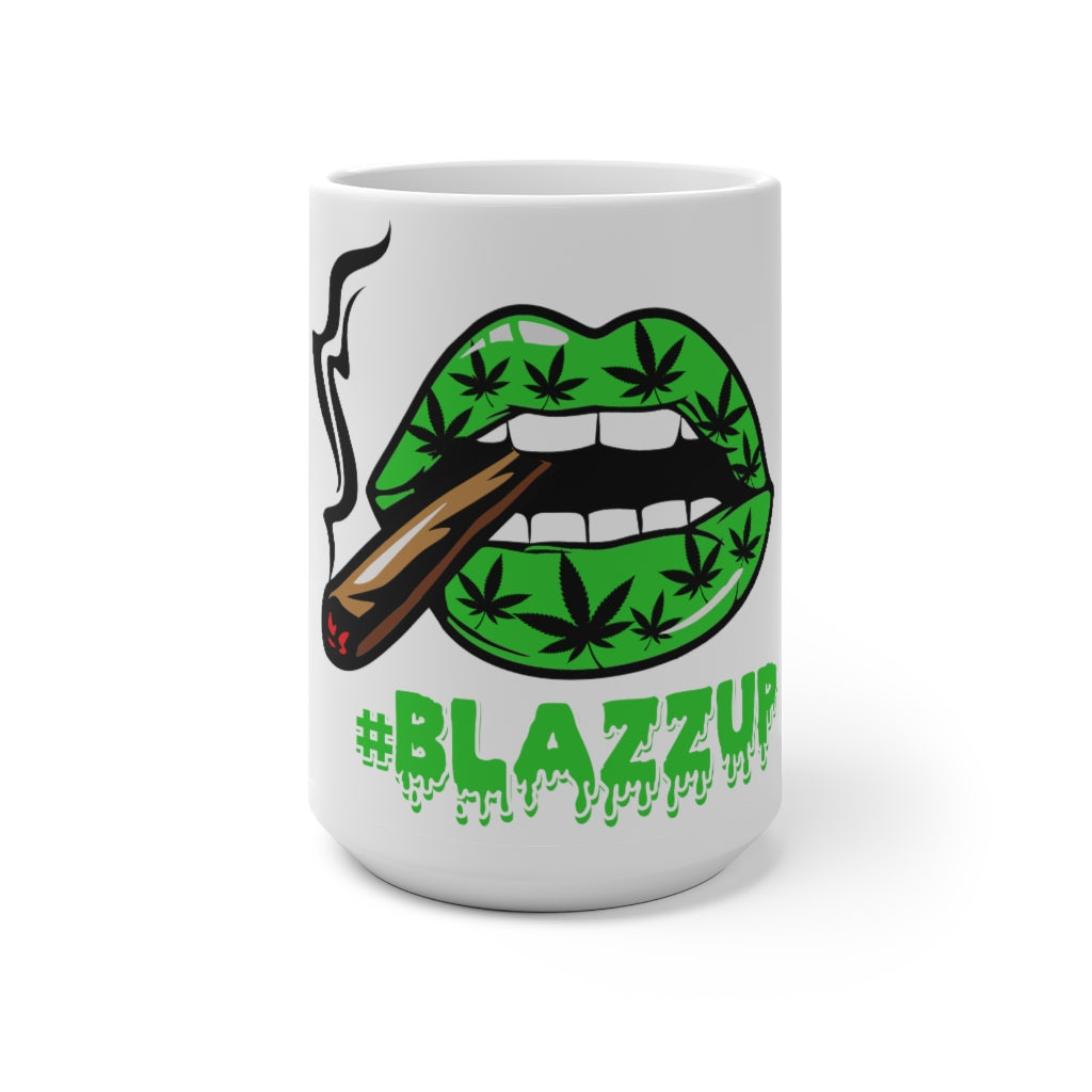 Green #Blazzup Spooky Drip Color Changing Mug