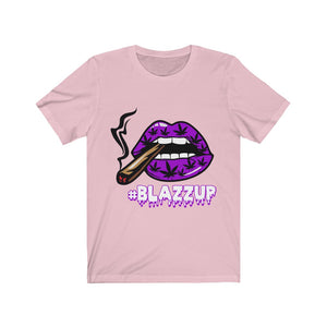 #Blazzup Spooky Drip White letters Unisex Jersey Short Sleeve Tee