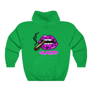 Pink #Blazzup  Hooded Sweatshirt