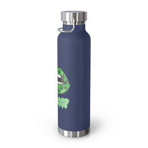 #Blazzup Classic Drip  Green 22oz Vacuum Insulated Bottle