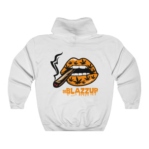 Orange #Blazzup  ™ Hooded Sweatshirt