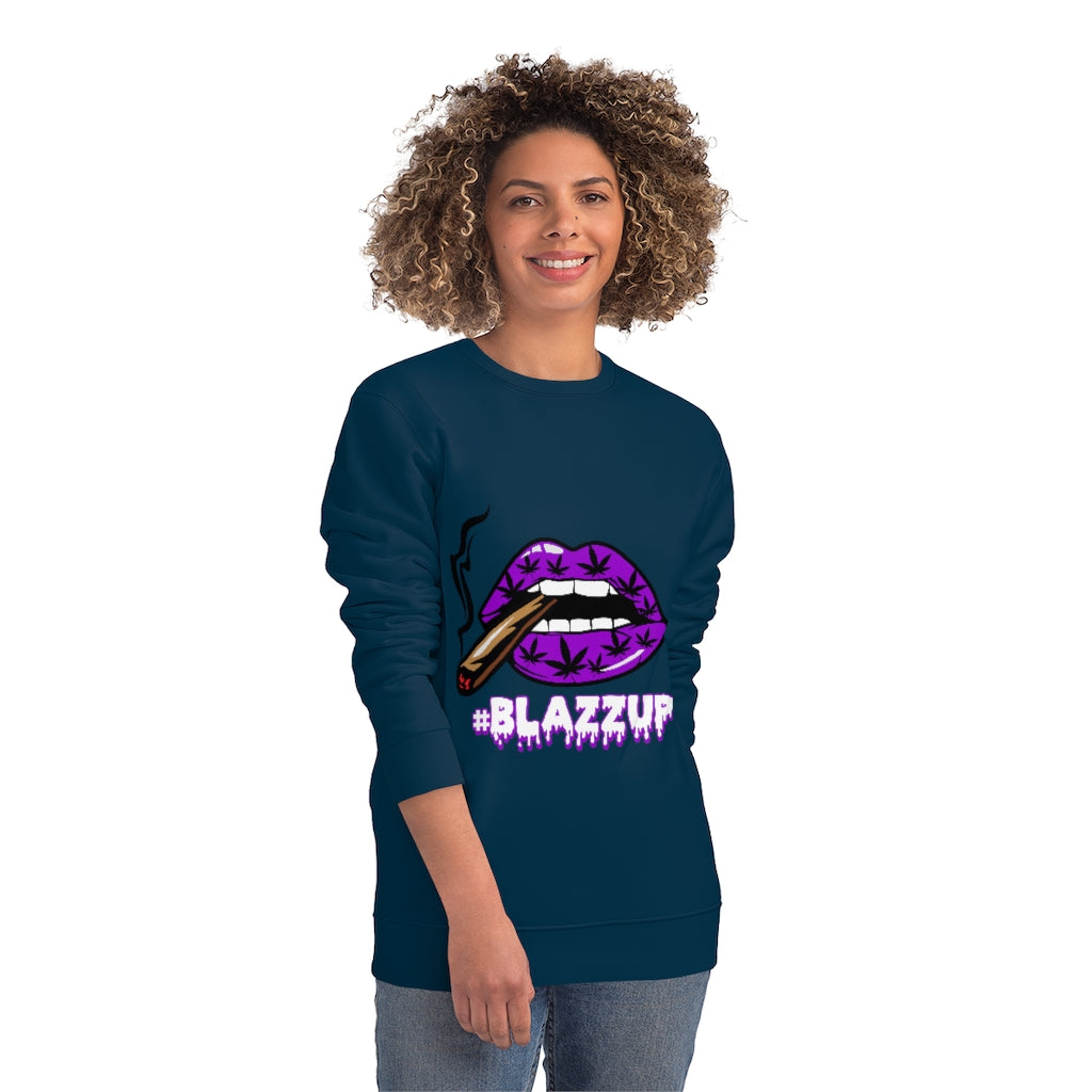 #Blazzup Purple Unisex Changer Sweatshirt