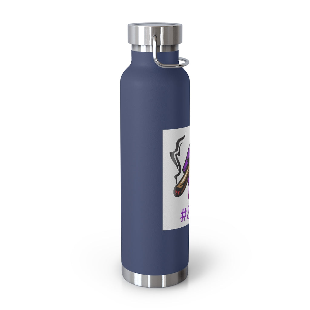 #BLAZZUP Scary Drip Purple  22oz Vacuum Insulated Bottle