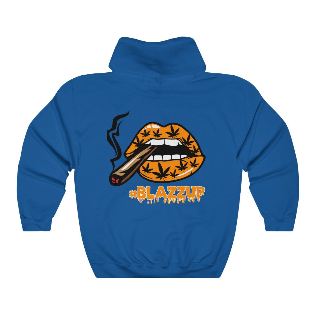 Orange #Blazzup ™ Hooded Sweatshirt