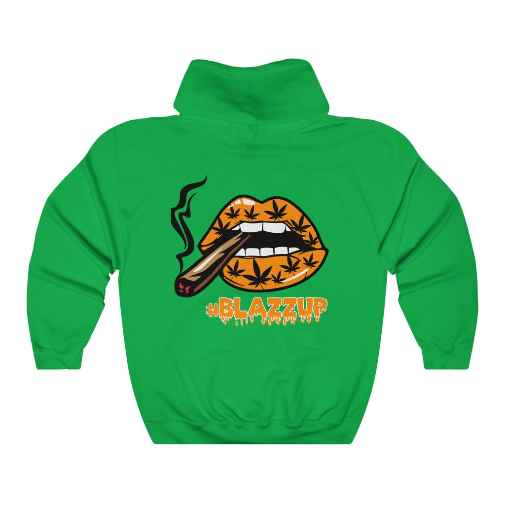 Orange #Blazzup ™ Hooded Sweatshirt