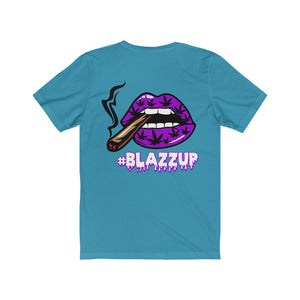 #Blazzup Spooky Drip White letters Unisex Jersey Short Sleeve Tee