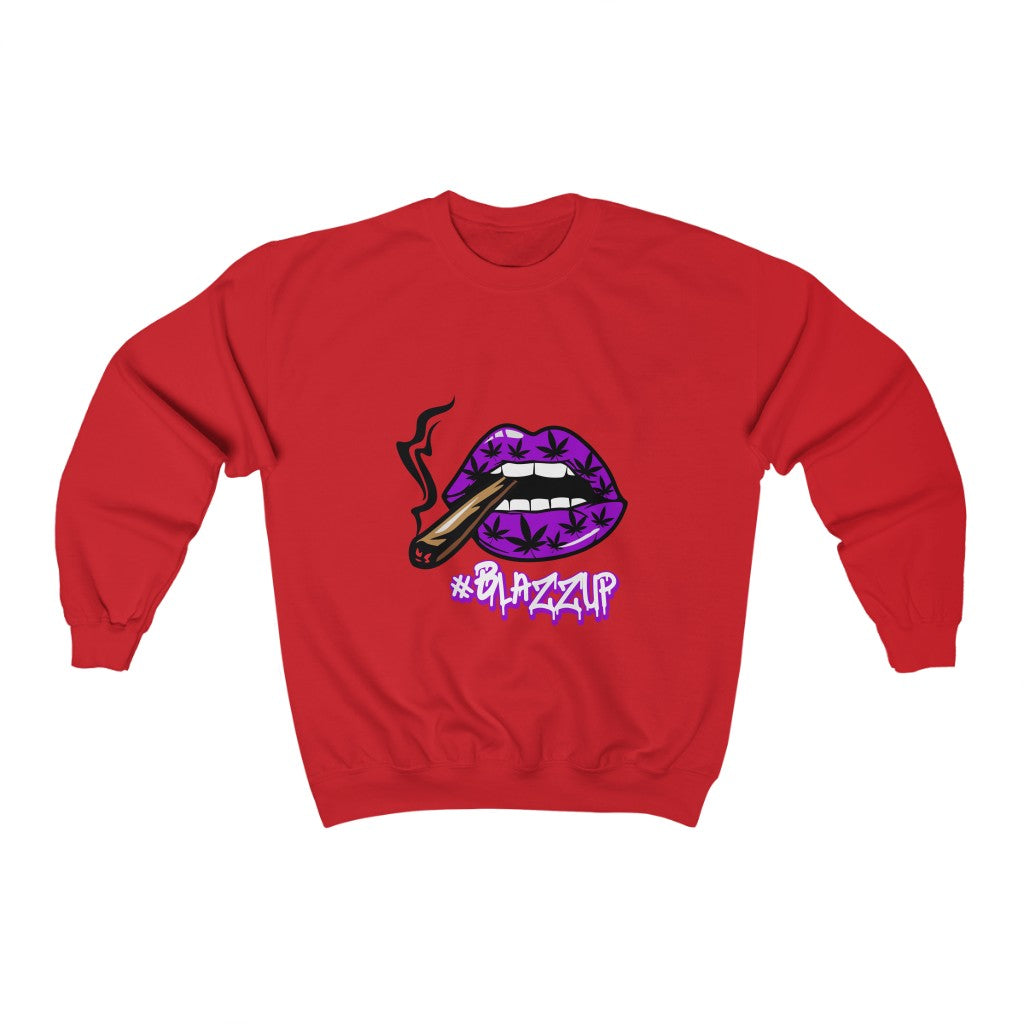 #Blazzup Purple Unisex Heavy Blend™ Crewneck Sweatshirt