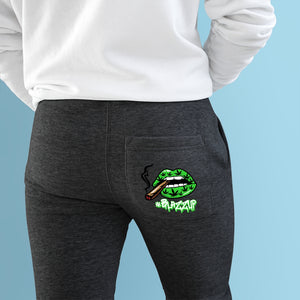 Green Blazzup print Classy print white letters Premium Fleece Joggers