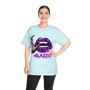 Purple #blazzup Unisex Hammer™ T-shirt