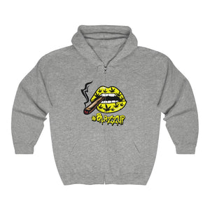 #BlazzUP Classy Drip Yellow  Unisex Heavy Blend™ Full Zip Hooded Sweatshirt