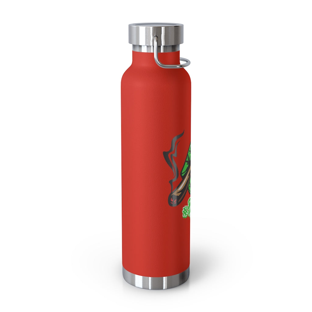 #Blazzup Classic Drip  Green 22oz Vacuum Insulated Bottle