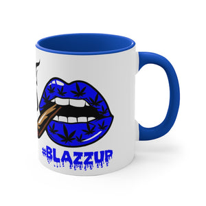 Blue #Blazzup 11oz  Mug