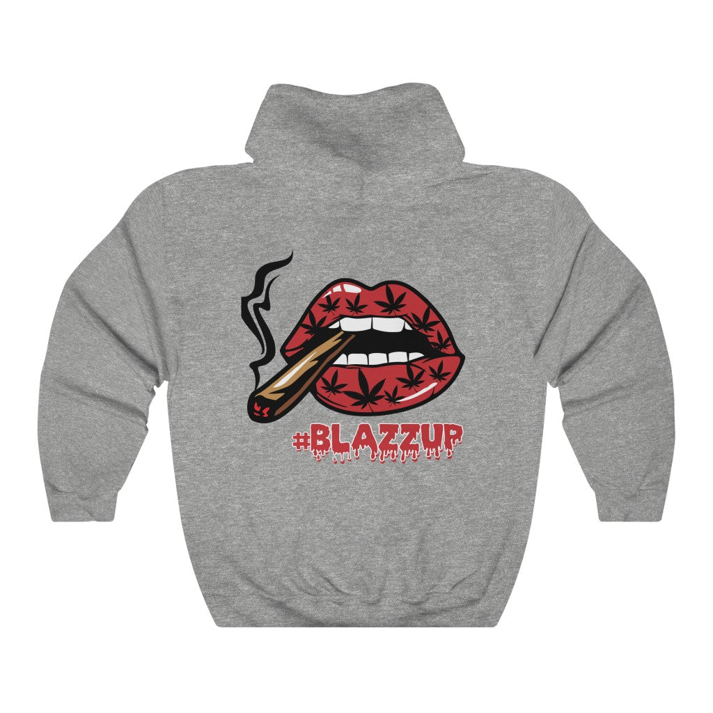 Red #Blazzup™ Hooded Sweatshirt