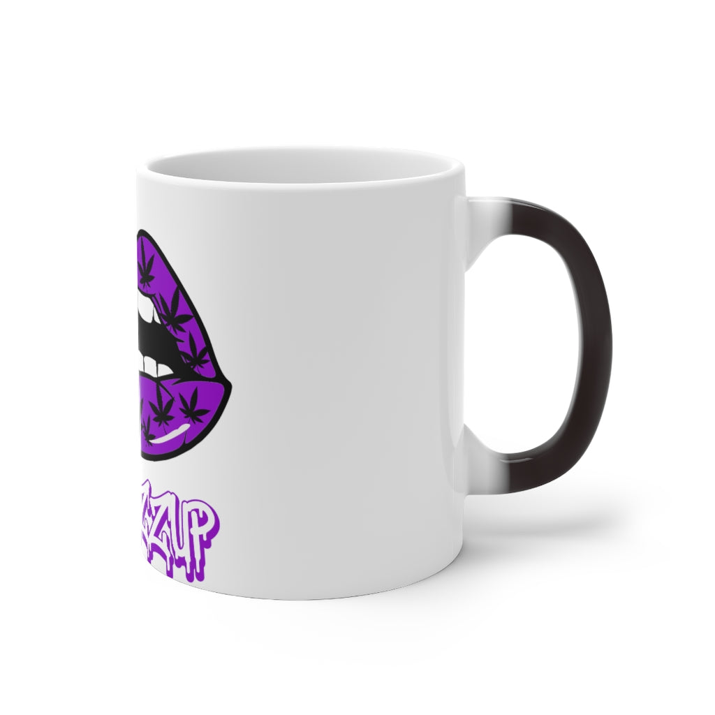 Purple Classy #Blazzup Color Changing Mug