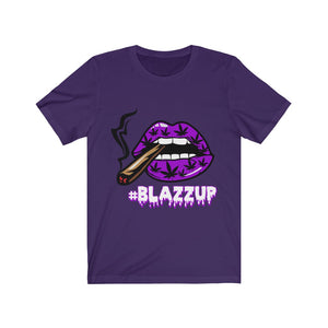 #Blazzup Spooky Drip White letters Unisex Jersey Short Sleeve Tee