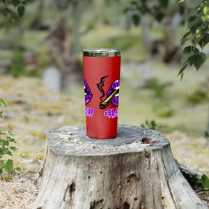 #BLAZZUP Purple Spooky Drip Copper Vacuum Insulated Tumbler, 22oz