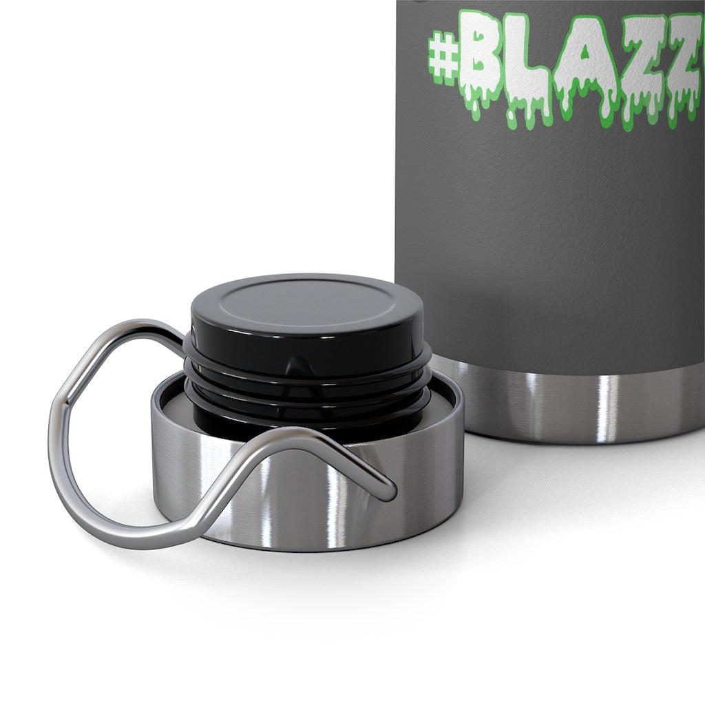 #Blazzup Spooky Drip green/white 22oz Vacuum Insulated Bottle