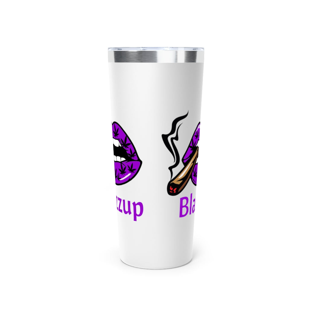 Purple Blazzup Copper Vacuum Insulated Tumbler, 22oz