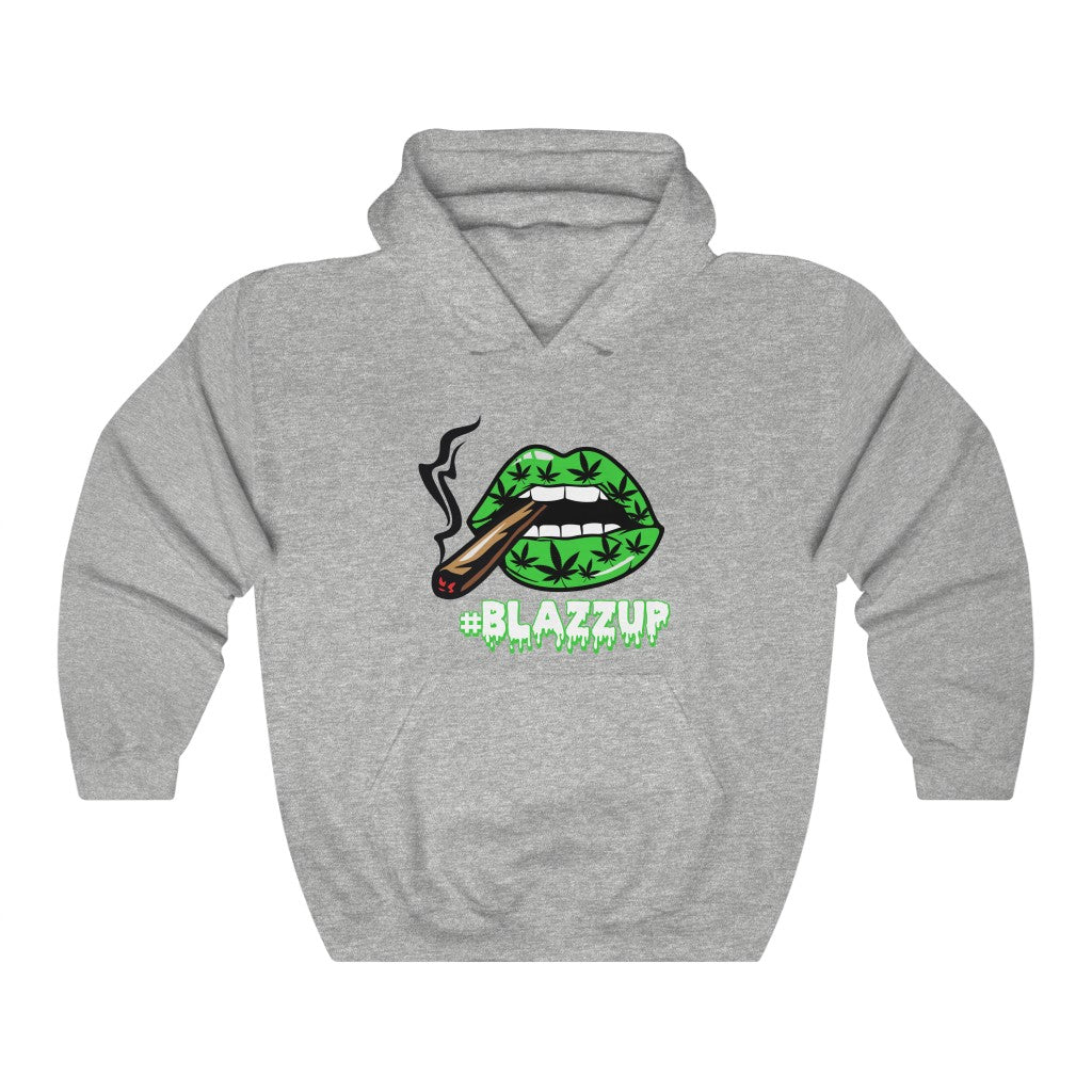 #Blazzup Green Spooky Drip Male Heavy Blend™ Hooded Sweatshirt