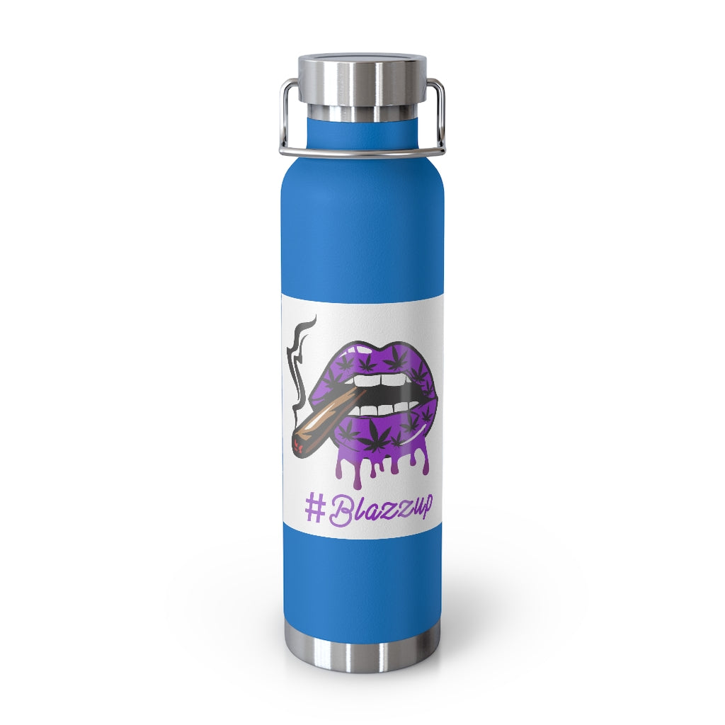 #BLAZZUP Scary Drip Purple  22oz Vacuum Insulated Bottle