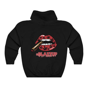 Red #Blazzup™ Hooded Sweatshirt