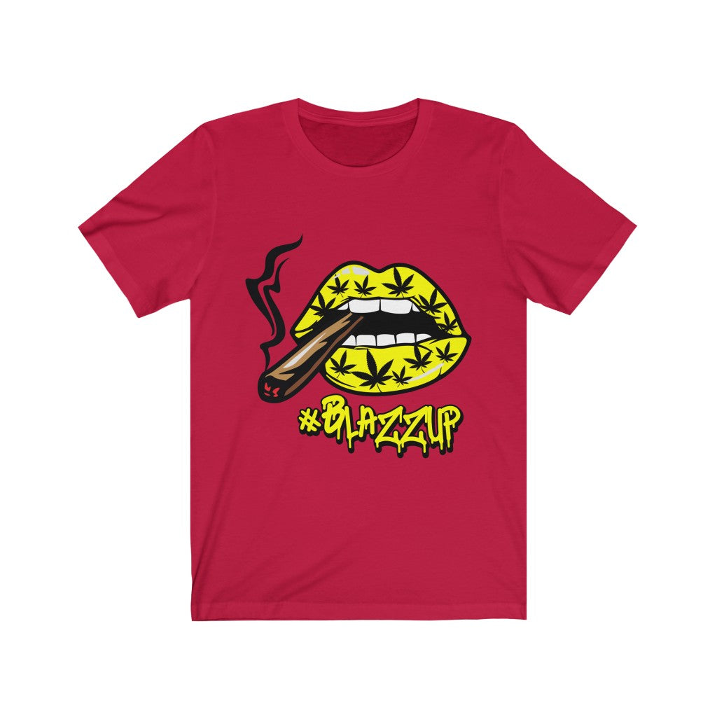 Yellow #Blazzup Classy drip Unisex Jersey Short Sleeve Tee