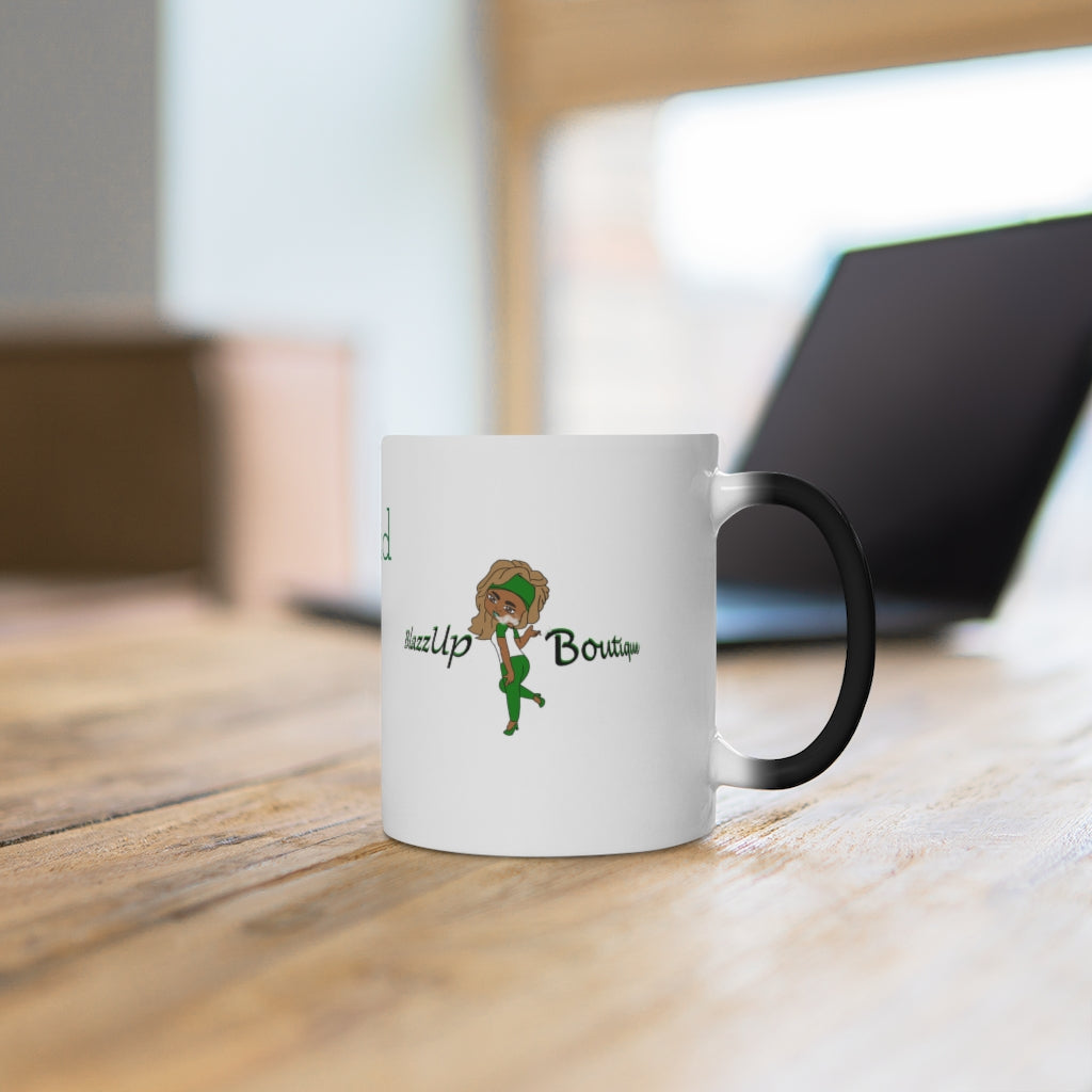 Green Hybrid Girl  Color Changing Mug